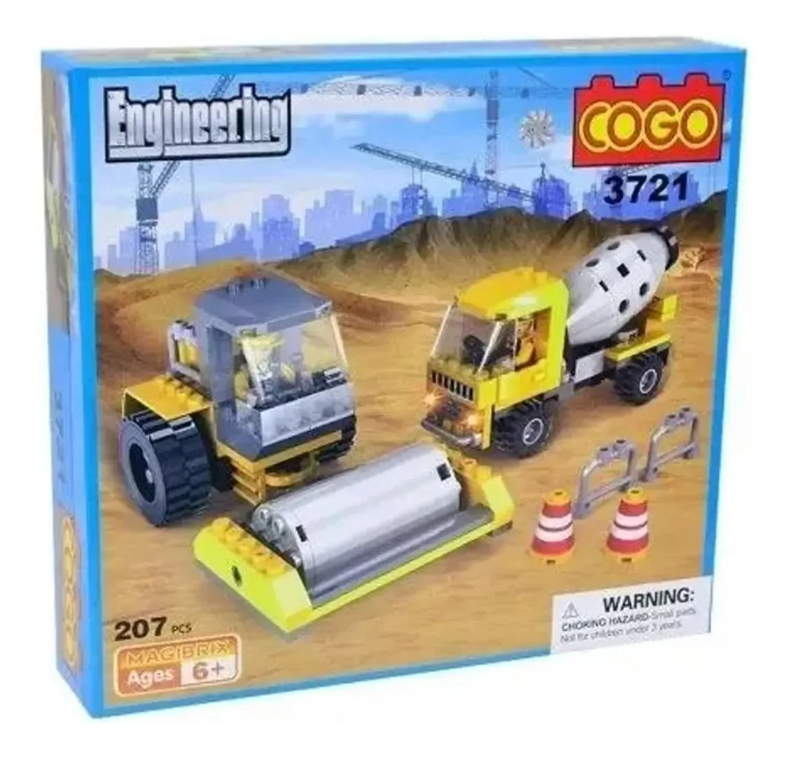 Cogo Engineering Máquinas De Construção 3721 (207 Peças) 207