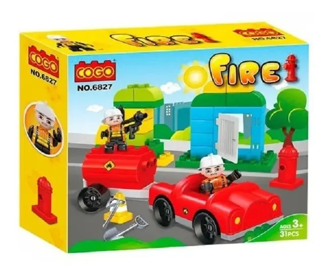 Tijolos de bombeiros do Cogo 6827 - Virada Didática