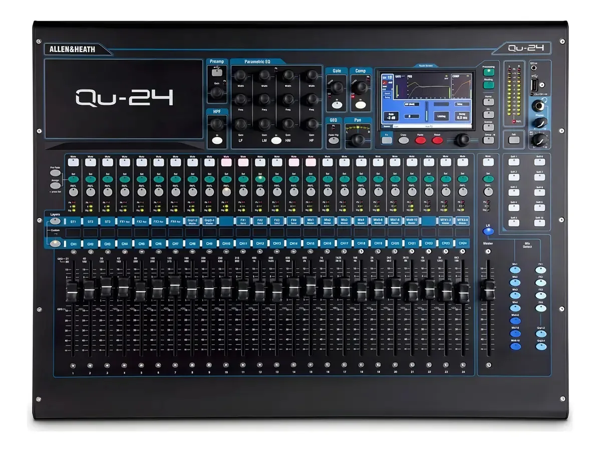 Consola de som digital Allen & Heath Qu-24
