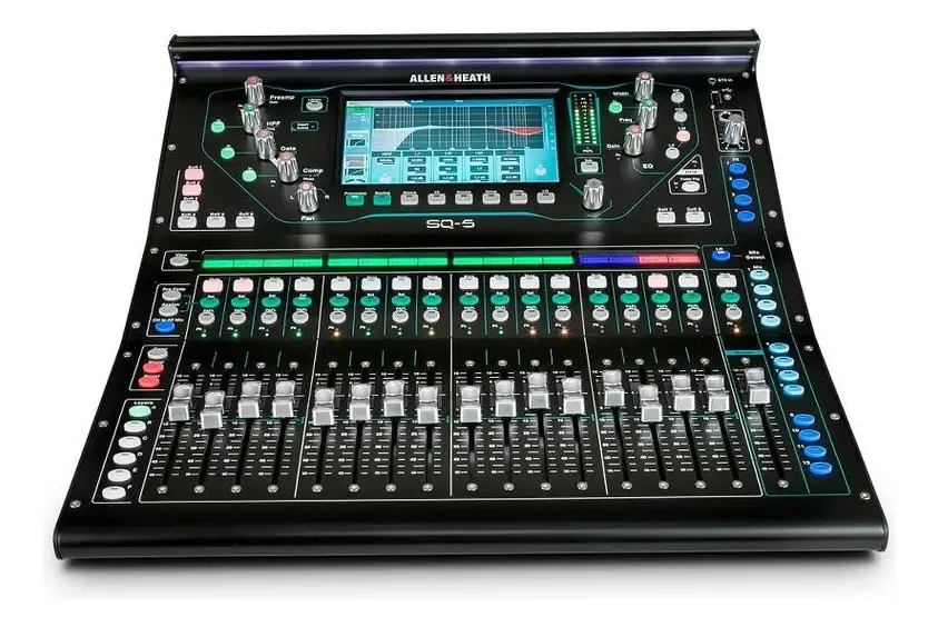 Mesa Digital Allen & Heath SQ5 para Estúdio e Palco 48 Canais