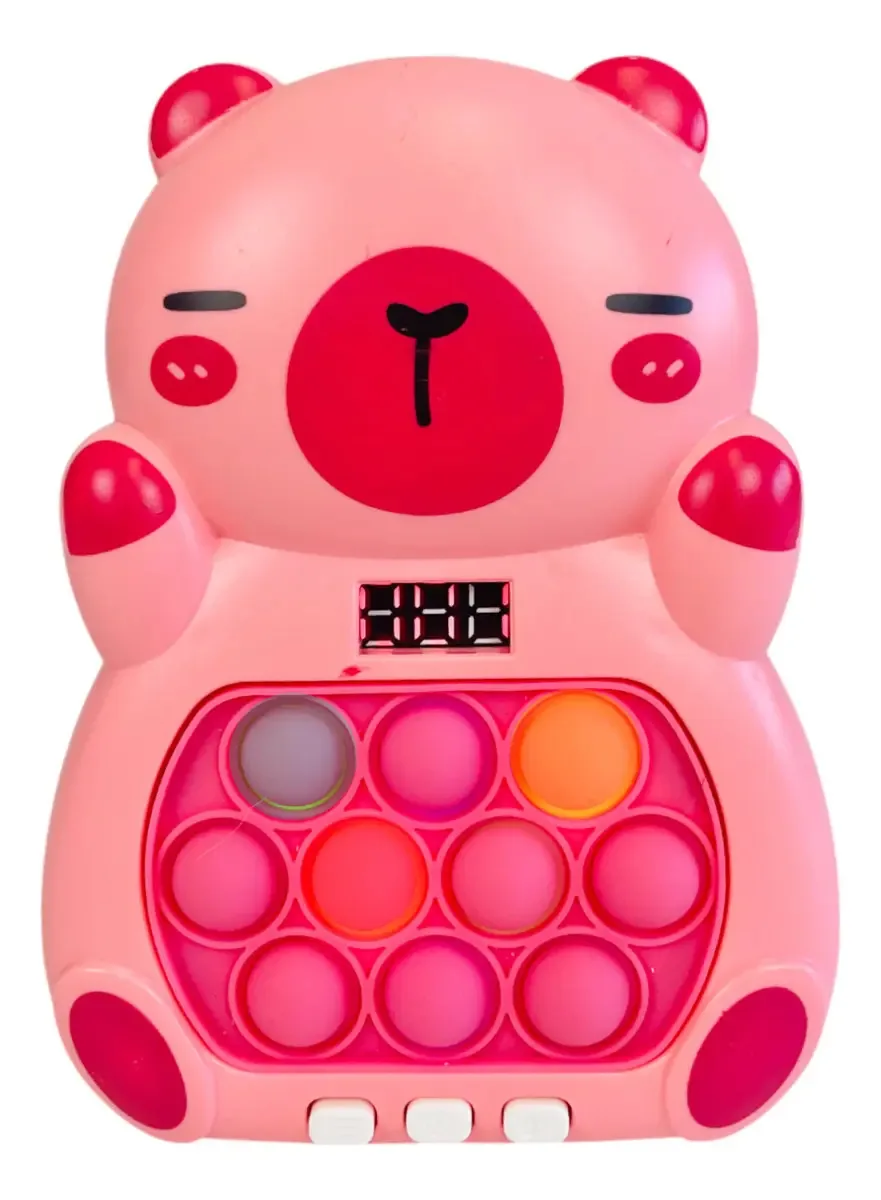 Pop Its Popit Electronic Sensory Dexterity Lights Sound Capivara Pink