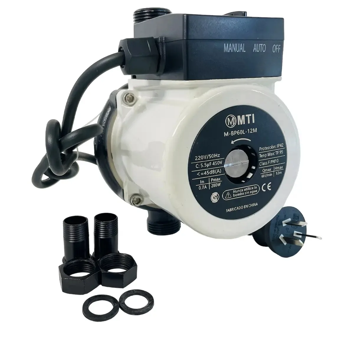 Elevador de pressão da bomba pressurizadora Calefon Mti 12m 280w 4 banheiros