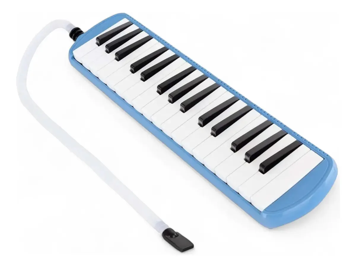 Acessório Melodica Beyond Organ de 32 teclas para flauta e estojo azul