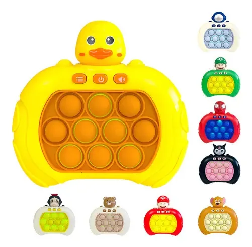 Brinquedo sensorial de memória Pop Its Electronic Ingenio Light - Yellow-ducky
