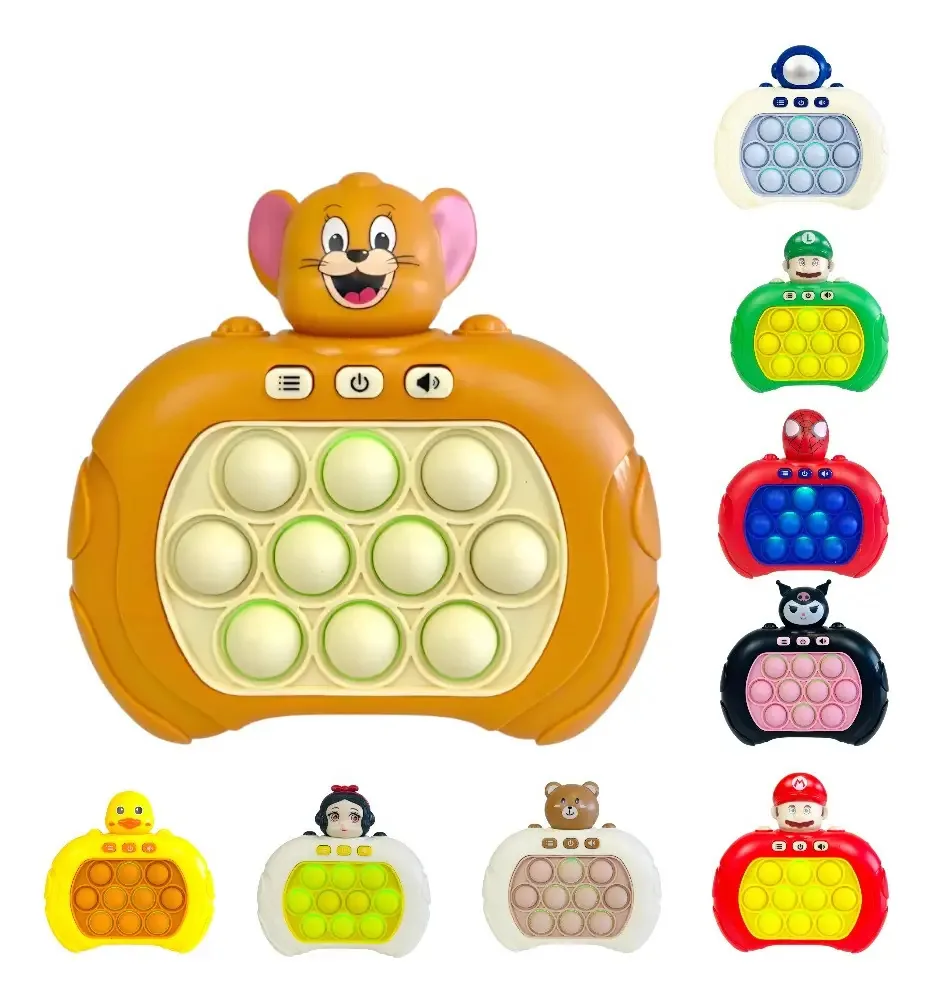 Brinquedo sensorial Pop Its Electronic Ingenio Light Memory - Marron-jerry