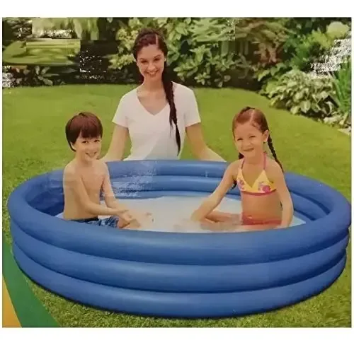Piscina inflável 165x30cm Piscina azul marinho