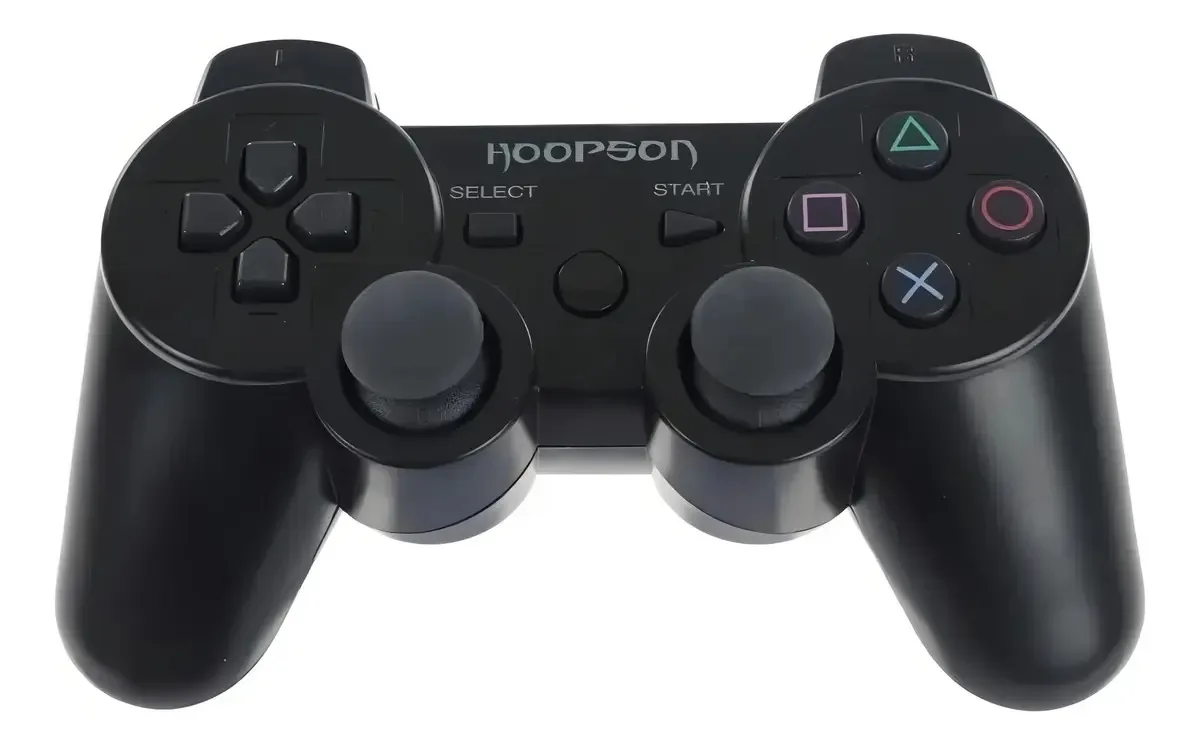 Controle Hoopson VG-016 USB Preto para PlayStation 2 com Vibração