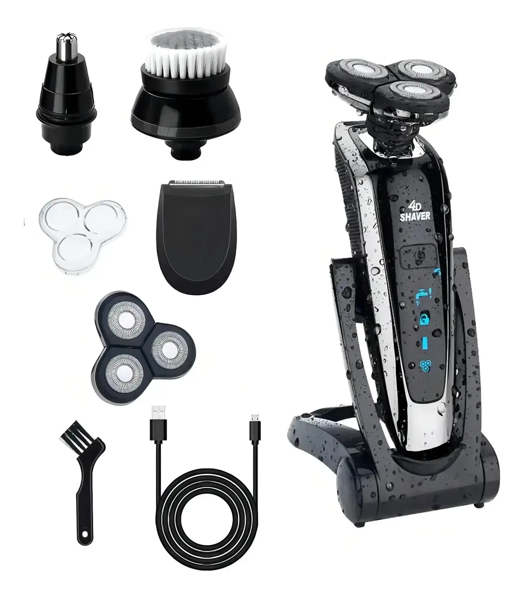 Barbeador elétrico recarregável para homens