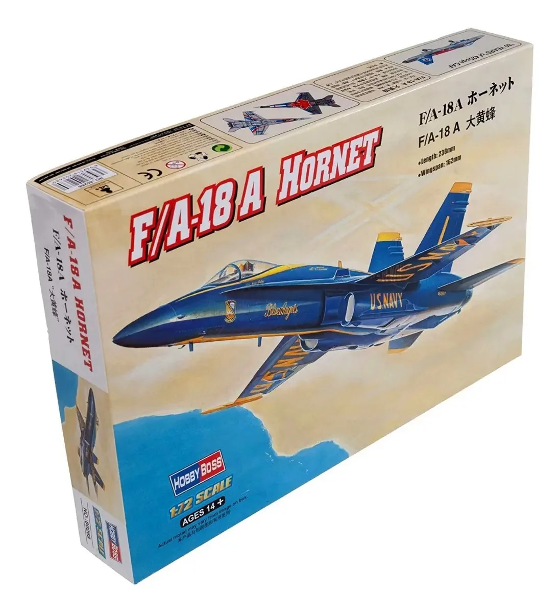 Hobby Boss F/A-18A Hornet 1/72 Kit de Montagem Caça Aviação