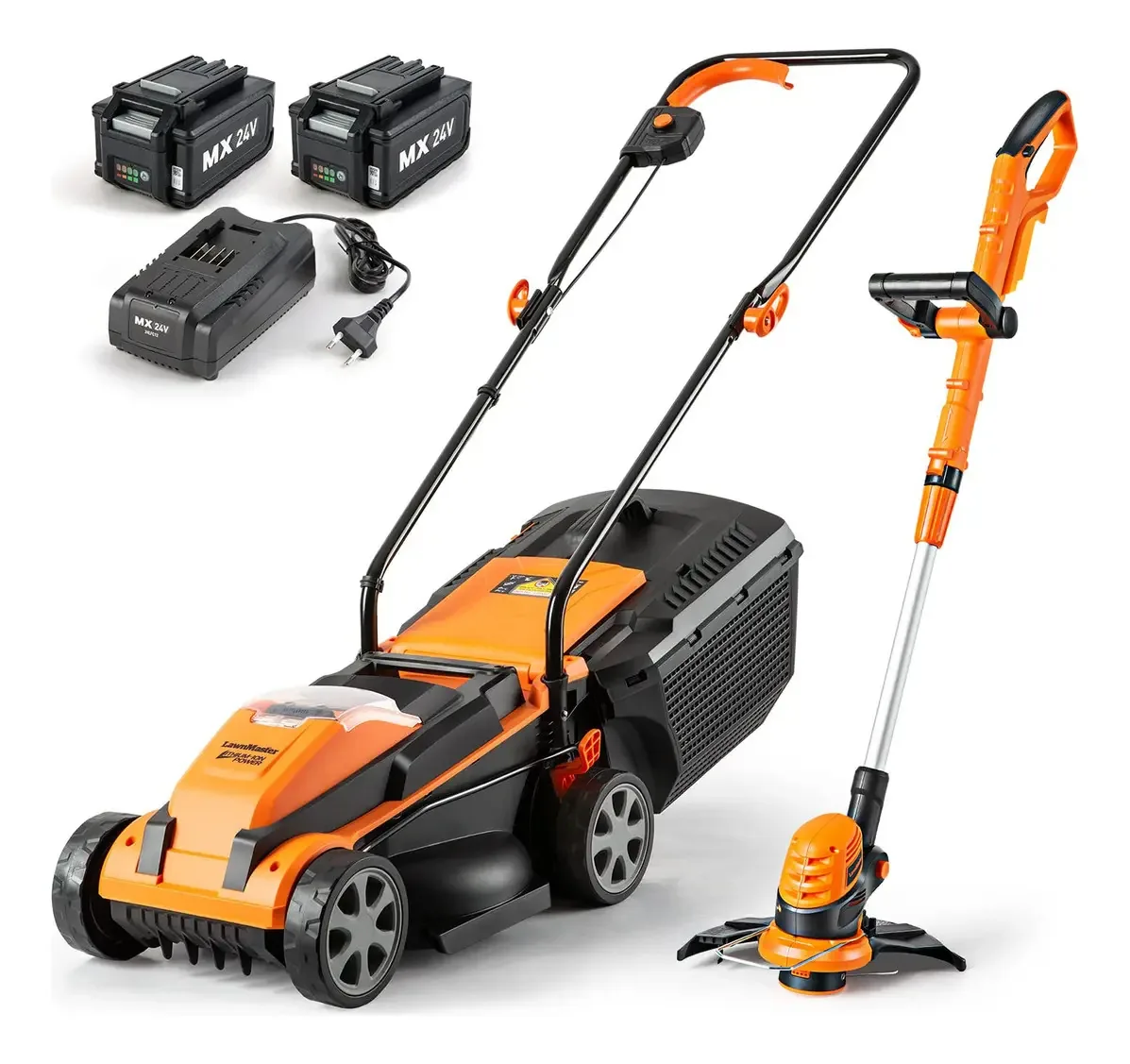 Lawnmaster 20vmwgt - Cortador de grama e aparador de grama da