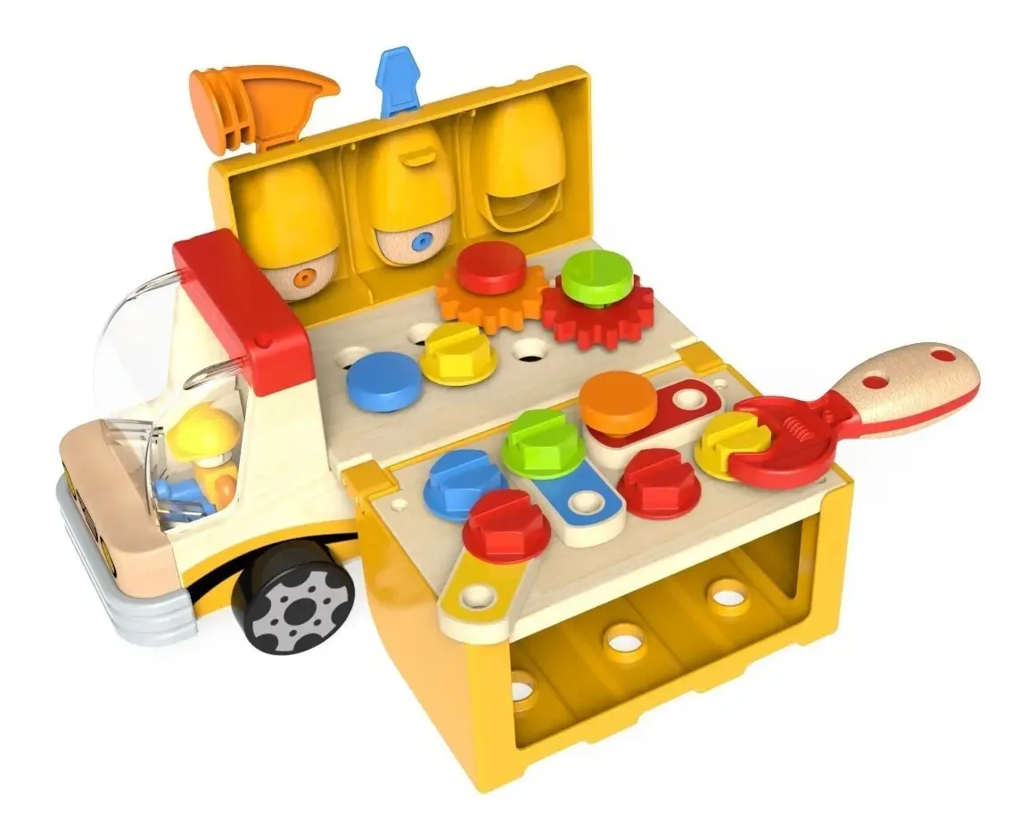 Promoção Magnific Wooden Workbench Truck Black Friday