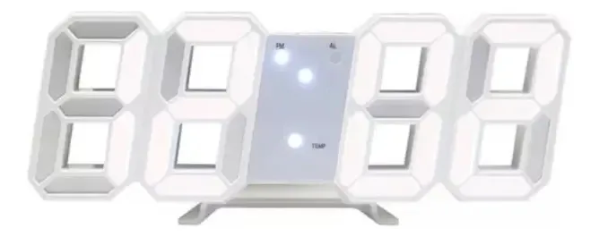 Despertador com luzes LED
