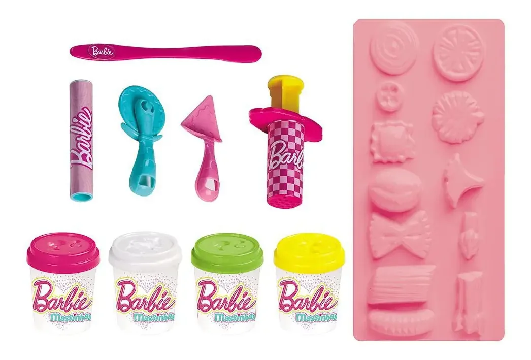 Barbie Massinha Food Truck Cantina E Pizzas Fun Divirta-se