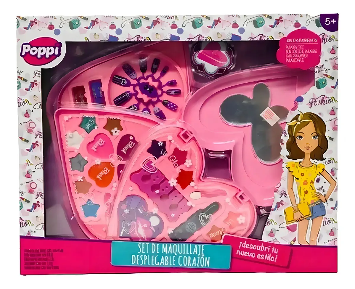 Conjunto de maquiagem Poppi Heart Beauty S21651