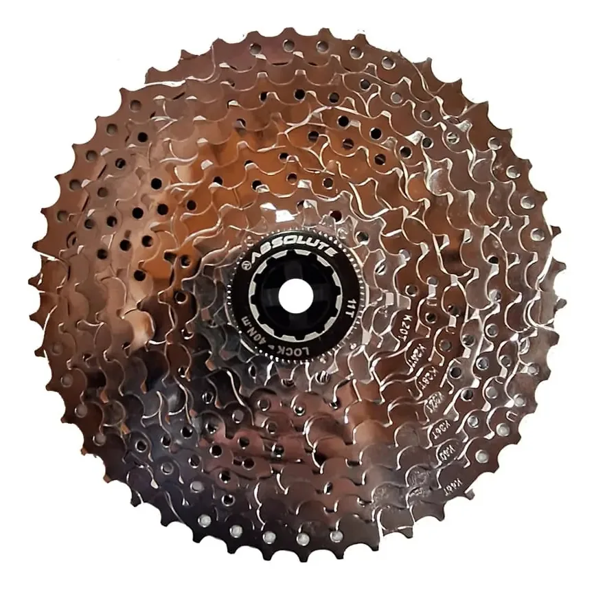 Cassete Bike Absolute Níquel Ultra 10v 11/46 Aço Pro