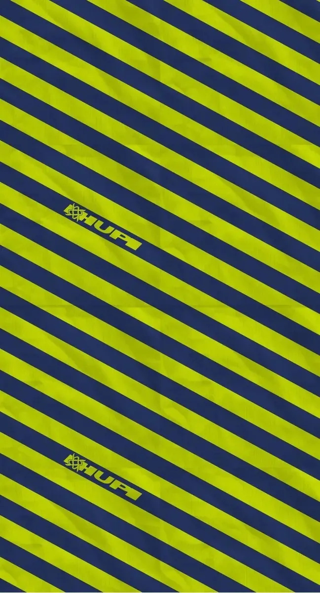 Bandana Hupi - Azul/amarelo Cor Unico