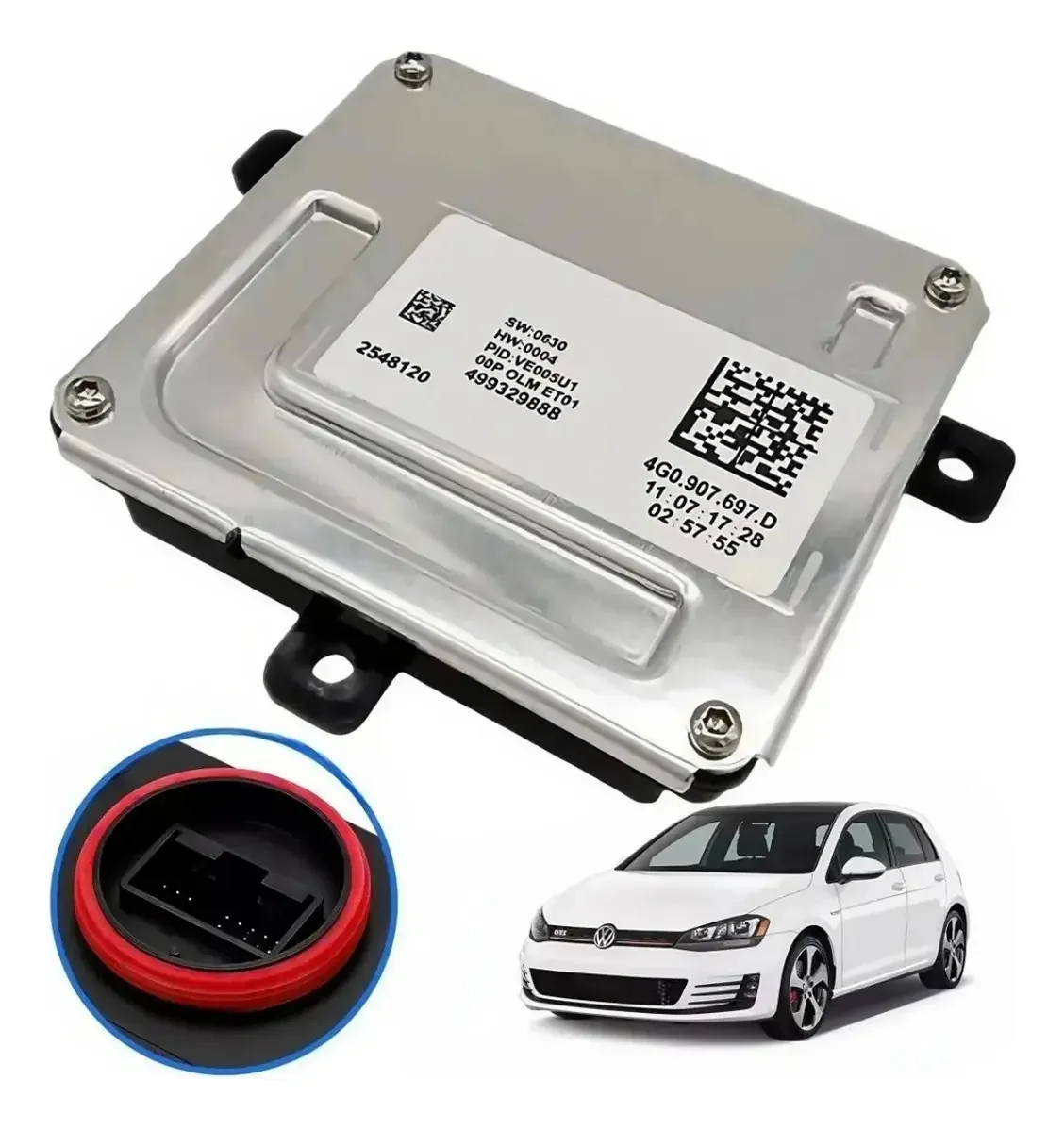 Lastro LED para Golf Drl Mk7 Gti 4g0907697g branco