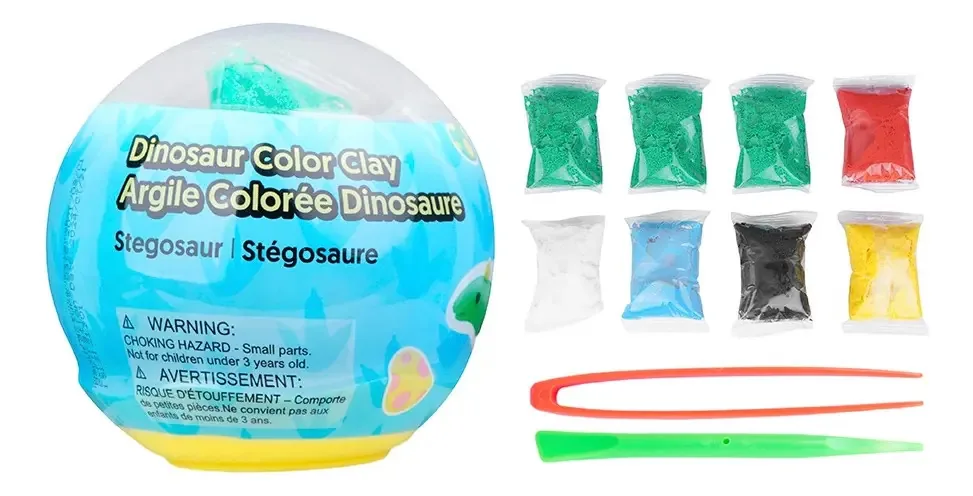 Conjunto de plastilina Miniso Stegosaurus
