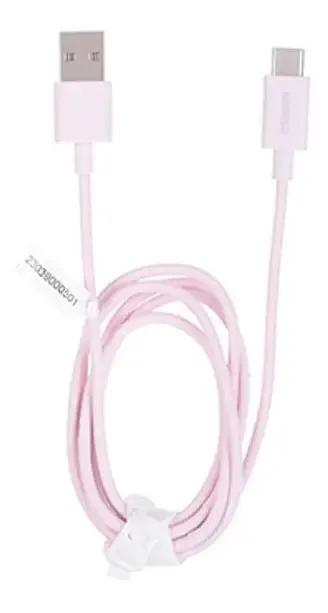 Cabo de dados Miniso tipo C, rosa 1 M, rosa