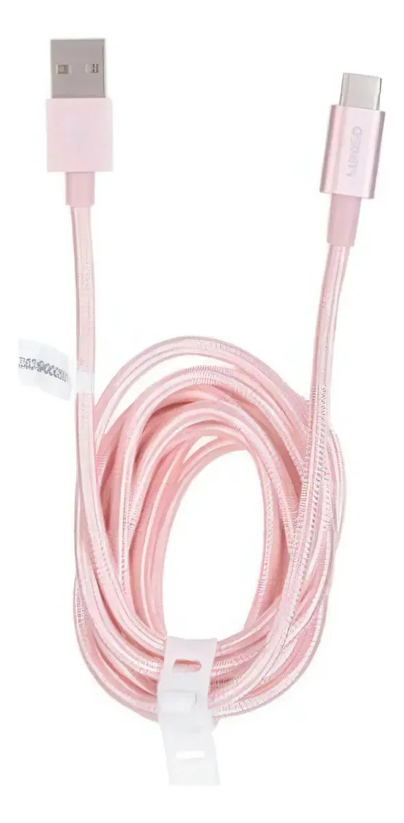 Cabo Usb Tipo C - Miniso Cor Rose