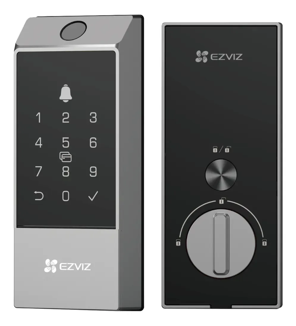 Fechadura Sobrepor Ezviz DL04 Pro WiFi Biometria Senha App
