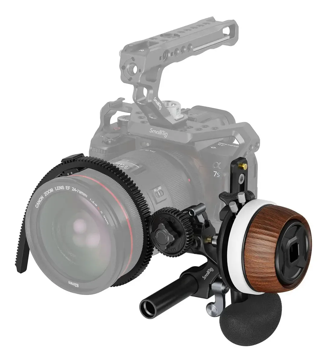 Smallrig Follow Focus F60 para lentes de câmera DSLR e E-Free