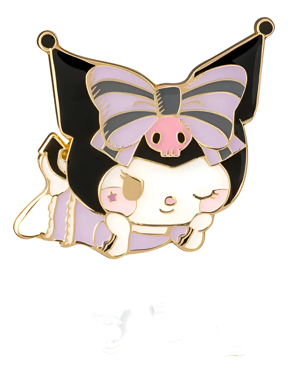 Broche roxo Miniso X Sanrio Kuromi