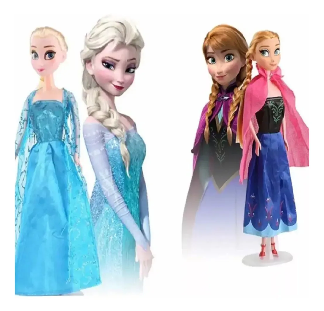 Bonecas Anna E Elsa Frozen 9219