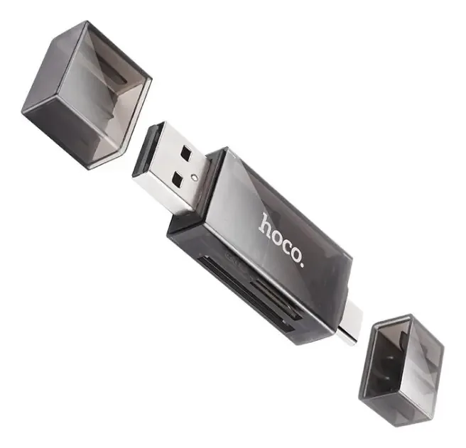 Leitor de cartão Hoco Dhd01 Usb 3.0 preto