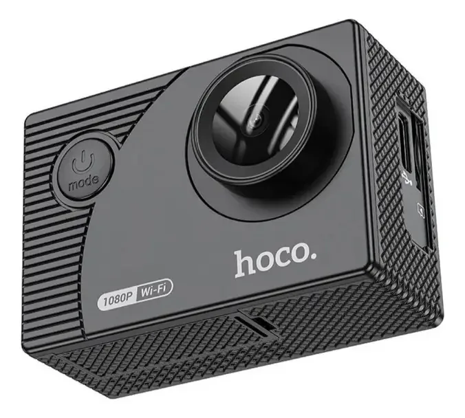 Câmera esportiva preta Hoco Dv100 Full Hd