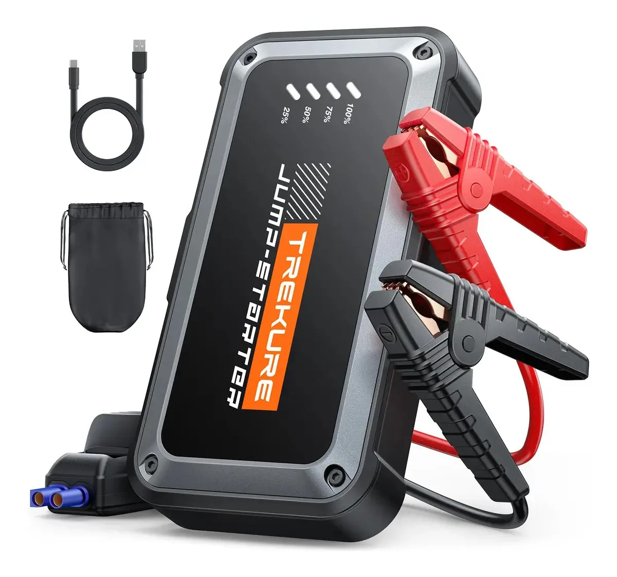 Carga rápida e luzes portáteis de partida de 3500a 16800mah