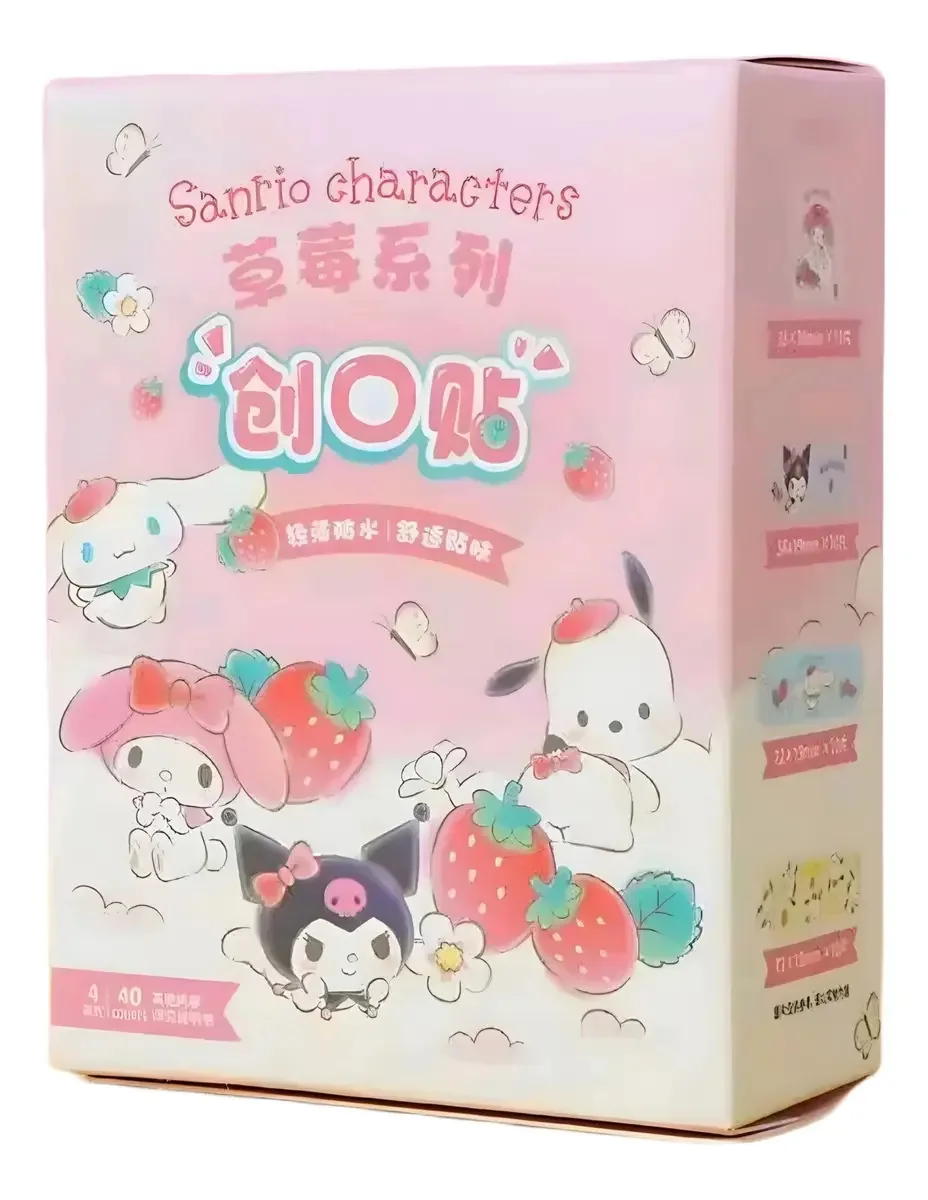 Curativos Adesivos Protetores Sanrio 40 Unidades