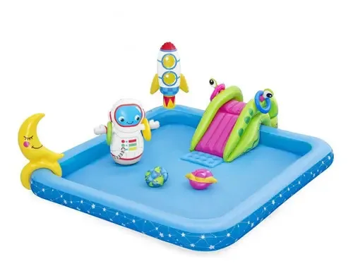 Centro de jogos de piscina infantil com escorregador 53126