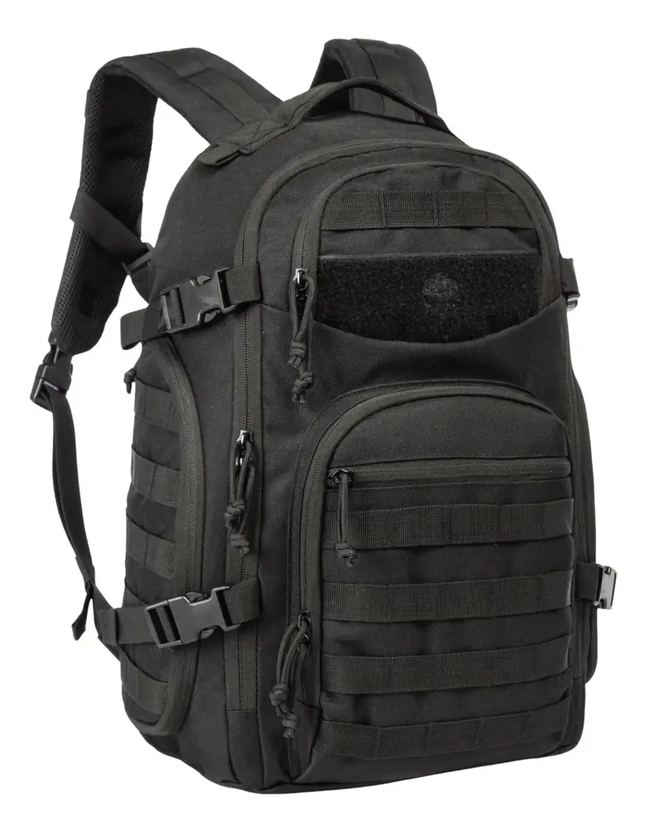 Mochila Tática Preta Para Portátil Militar Homem