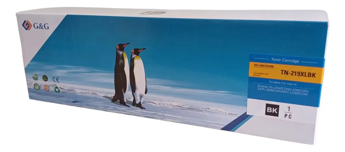 Toner de alto rendimento Tn-219 Xl preto ou cores alternativas