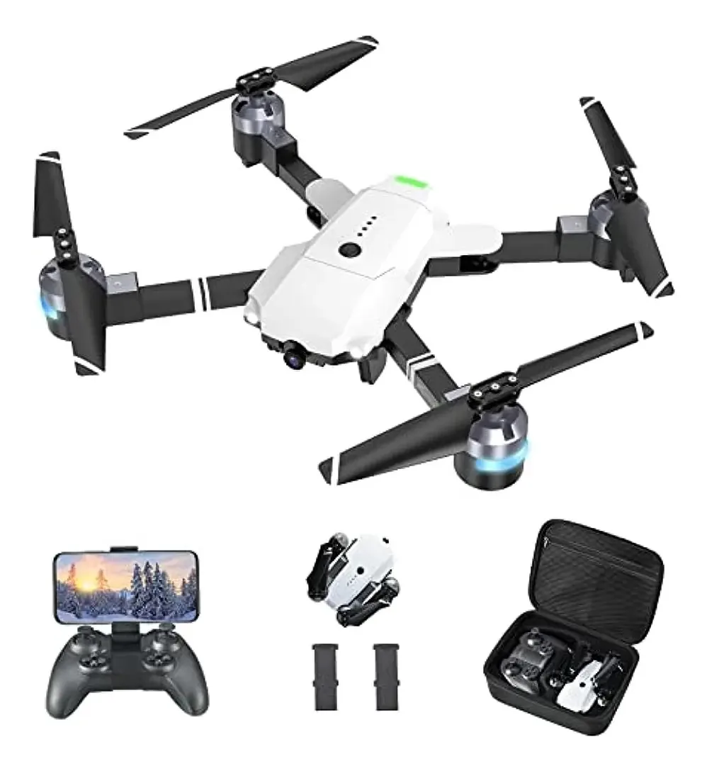 Drones com câmera para adultos - Drone Fpv 1080p com estojo