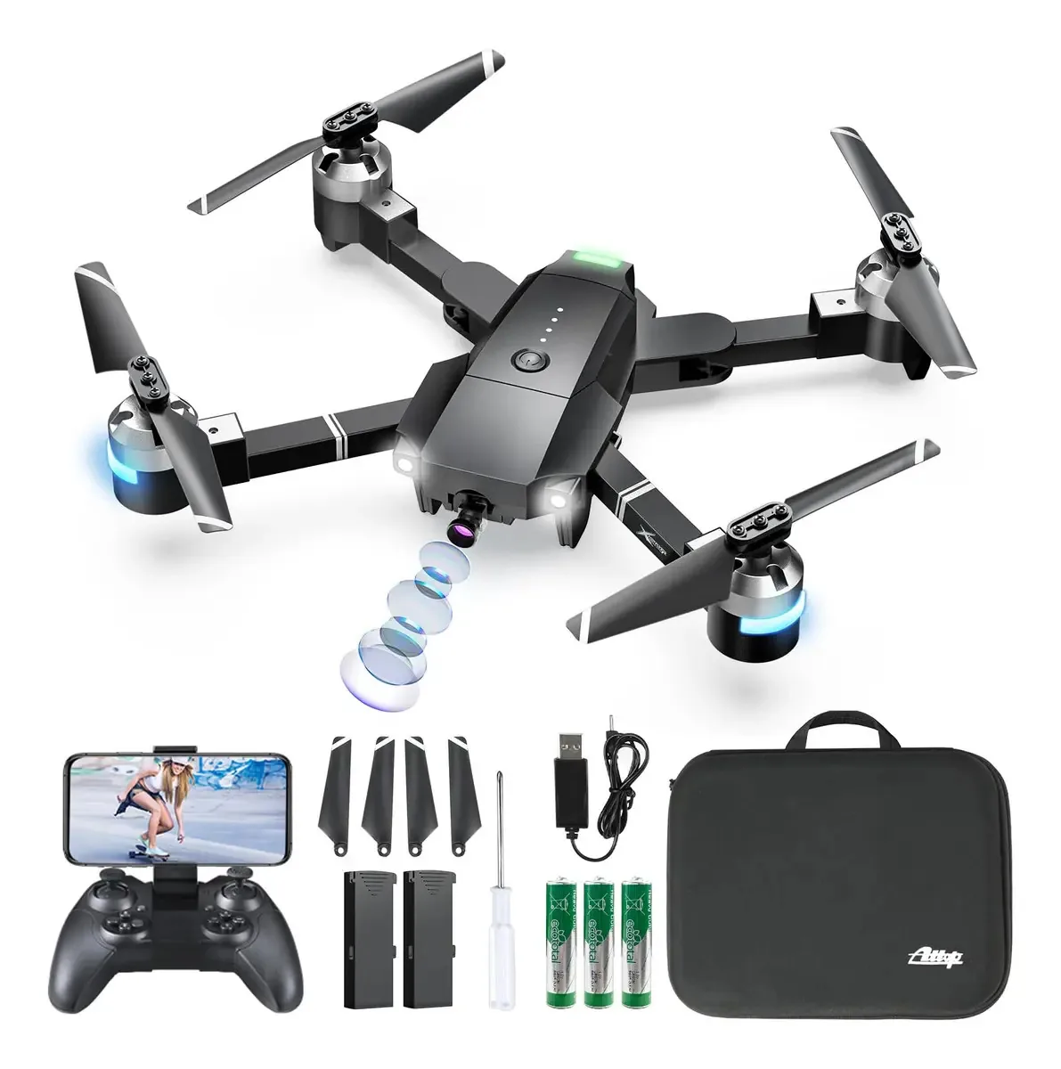 Drone Attop Attop preto