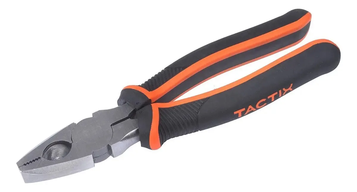 Alicate universal Tactix Bi-Material 8.1/2