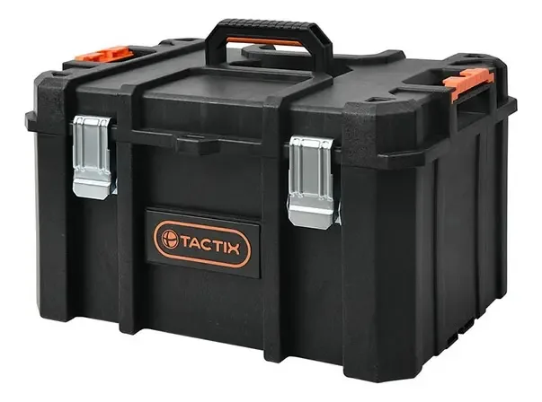 Caixa de ferramentas modular Tactix Deep, cor preta