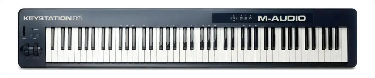 Controlador Midi Maudio Keystation 88ii cor preta