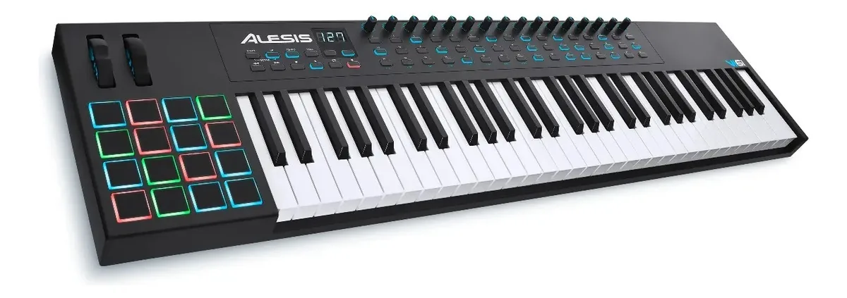 Alesis Vi61 Controlador Midi 61 Teclas Semi Pesadas