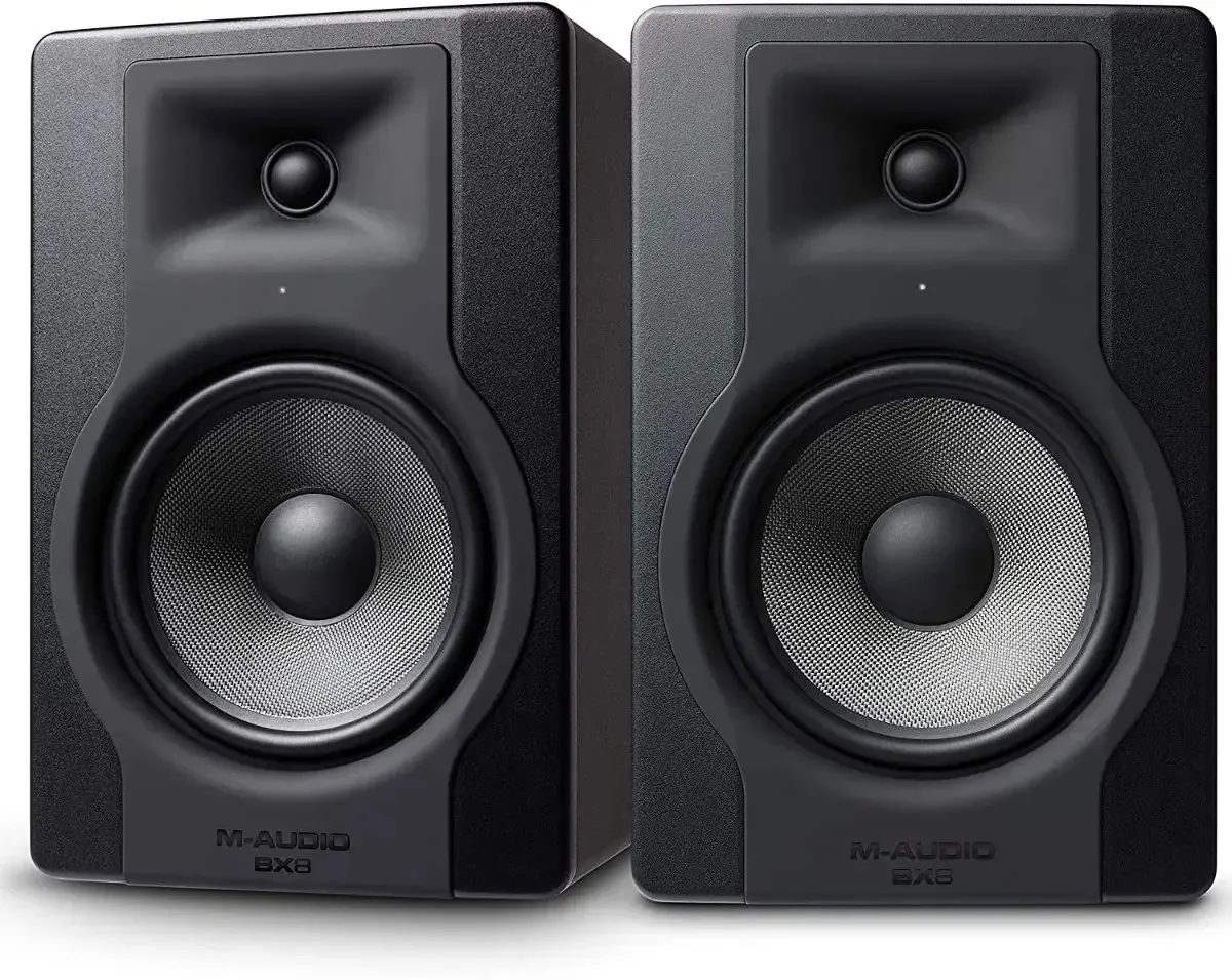 Par de monitores de estúdio M Audio Bx8D3