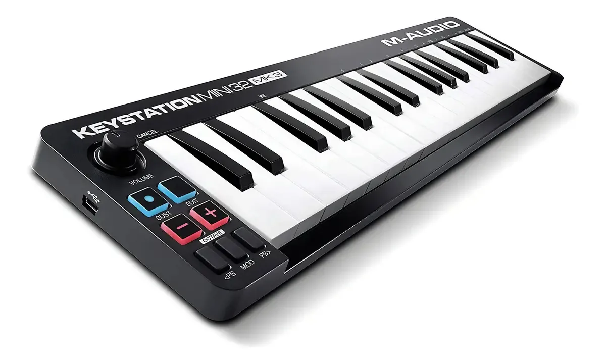 Controlador Midi USB M-Audio Keystation Mini 32 Mk3