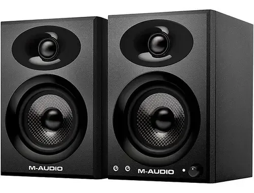 Monitores de estúdio ativos M Audio Bx3 Graphite 120w