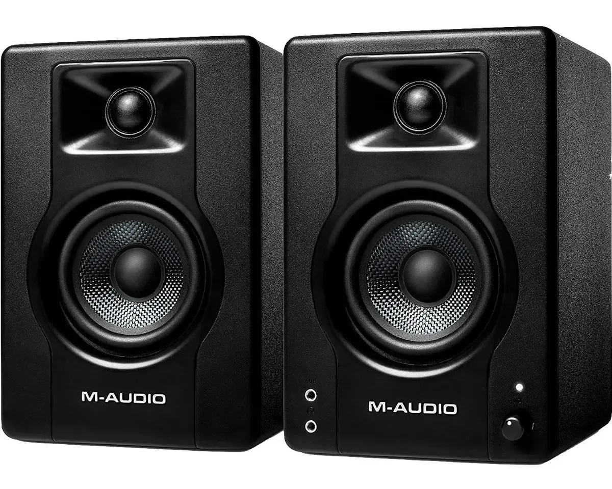 Monitores de estúdio multimídia ativos M-audio Bx3 por par