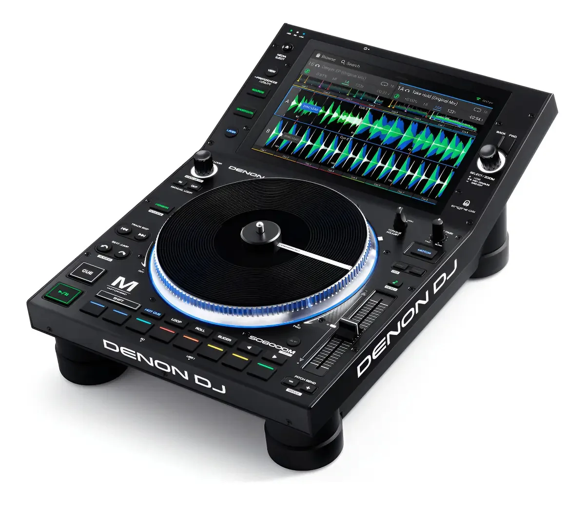 Controlador de Dj Denon SC6000m cor preta