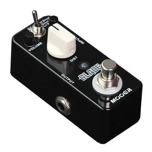 Pedal de Distorção Mooer Blade para Guitarra 9V Análogo Preto