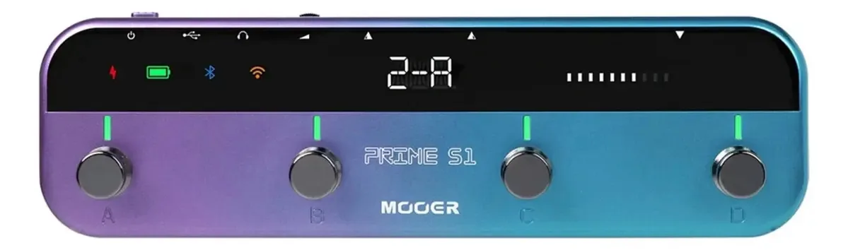 Pedal multiefeitos azul inteligente Mooer Prime S1