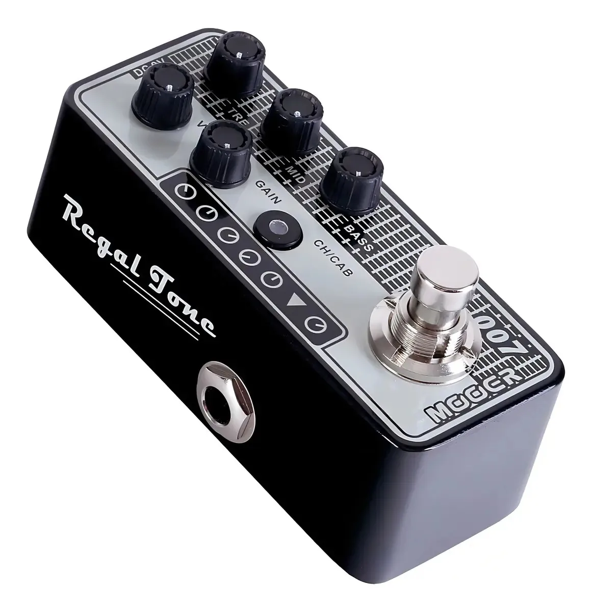 Pré-Amplificador Mooer REGAL TONE para Guitarra, Pedal Analógico Preto