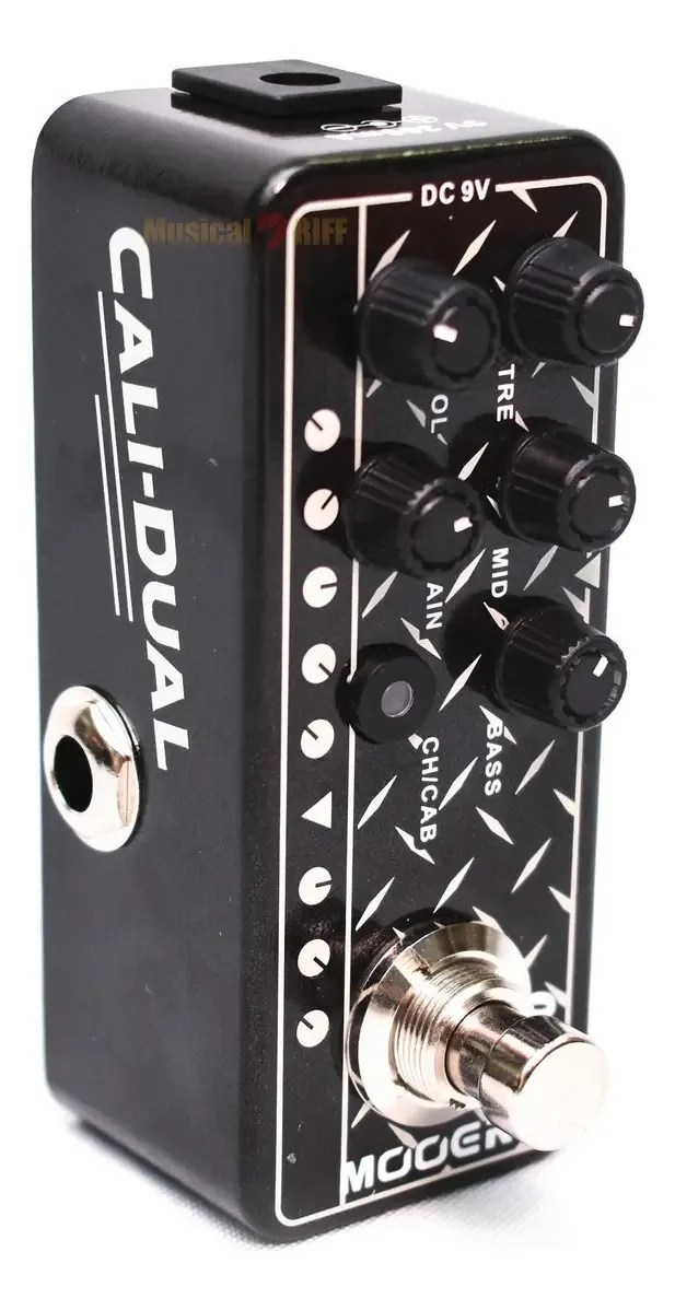 Pedal Cali Dual Mooer Micro Preamp Para Guitarra